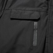 baratos Fleece &amp; Casacos 3 em 1-Homens Jaqueta Softshell Jaqueta de Trilha Casaco de lã Inverno Ao ar livre Térmico / Quente Prova-de-Água Blusas Cinzento Escuro Preto Branco Verde Tropa Laranja