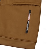 levne Fleecová mikina s kapucí-Pánské Kapuce Mikina s kapucí na zip Fleecová bunda Černá Bílá Fialová Armádní zelená Námořnická modř Kapuce Bez vzoru Sporty a outdoor Denní Dovolená Vinobraní Šik ven Na běžné nošení Podzim zima