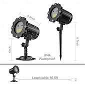 tanie Światła świąteczne-Zewnętrzne światła projektora świątecznego świąteczne światło laserowe z pilotem ruchomy projektor RGB do ogrodu i podwórka