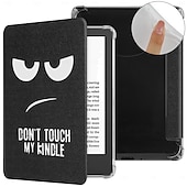 رخيصةأون أغطية Kindle-غطاء حماية تابلت لجهاز أمازون كيندل بيبر وايت (الجيل الثاني عشر) 2024، كيندل بيبر وايت (الجيل الحادي عشر) 2022، بمقبض 6 فتحات، مع خاصية الإيقاظ/النوم التلقائي الذكي، واقٍ كامل للجسم، مصنوع من مادة TPU