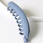 billige Gaver-6-pakning store bananhårspenner sklisikker hestehaleholder for kvinner og jenter i koreansk stil, tykk halvmåneformet hårspenne for hverdagsbruk