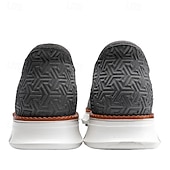 economico Sneakers Casual-scarpe da ginnastica Oxford traspiranti da uomo in maglia – scarpe casual leggere con finiture in pelle di vacchetta per camminare, indossare ogni giorno e viaggiare