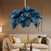 Недорогие Островные огни-75 cm Дизайн фонаря Подвесные лампы Металл Электропокрытие Современное 110-120Вольт 220-240Вольт