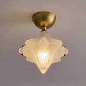 voordelige Eenvoudige Plafondlampen-ster plafondlamp – matglazen armatuur voor de hal &amp;entree