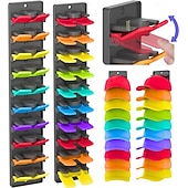economico Organizzazione spazi-2 confezioni di organizer per cappelli da baseball con clip a molla integrate - supporto per cappelli da armadio con montaggio a parete, contenitore per appendiabiti da porta/armadio (adesivo forte)