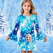 ragazze' 3D Cartoni animati Abito Vestito con Volant Manica Lunga Estate Primavera Vacanza Quotidiano Ferie Bello Dolce Bambini 4-12 Anni Vestito Casual Lunghezza al ginocchio Vestibilità regolare economico Comò in cartone animato 3D-ragazze' 3D Cartoni animati Abito Vestito con Volant Manica Lunga Estate Primavera Vacanza Quotidiano Ferie Bello Dolce Bambini 4-12 Anni Vestito Casual Lunghezza al ginocchio Vestibilità regolare