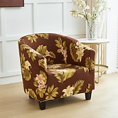 preiswerte Sesselabdeckung &amp; Armless Chair Cover-Polarfleece-Clubsesselbezug, haustierfreundlicher Stretch-Wannensesselbezug, Einzelsofa-Couchbezug für Haustiere, waschbarer Möbelschutz für das Wohnzimmer