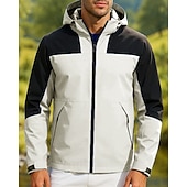 abordables Chaquetas impermeables-Hombre Cortavientos Chaqueta Chaqueta Softshell Chaqueta para senderismo Al aire libre Impermeable Resistente al Viento Trajes de senderismo Ropa de senderismo Primavera Otoño Camiseta Pesca Camping