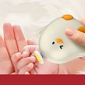 abordables appareils électroménagers-Ensemble de coupe-ongles électrique pour bébé avec jolie lime à ongles en forme de poulet pour nourrissons et nouveau-nés