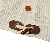 baratos suéter cardigã masculino-Homens Suéter Carregam Suéter de gola alta Estriado Tricotar lenço Listrado Gola Alta à moda Contemporâneo Moderno Dia a Dia Casual Roupa Inverno Preto Branco S M L