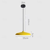 billige Pendellys-pendellampe, nordisk jernkunst hengelampe i tak, moderne flat design LED smijernslysekrone til soverom, spisestue, arbeidsrom