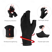 baratos Cuidados Pessoais &amp; Saúde-1 par de luvas de compressão para artrite, suporte para alívio da dor, tendinite do túnel do carpo, doença reumatoide, suporte para pulso, esportes ao ar livre, ciclismo, corrida, exercícios,
