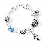 cheap Advent Calendar-Advent Calendar Treasures Charm Bracelet Bead Bulk Set Advent Calendar 2026 Jewelry DIY Ornament Making Kit Horror Favors Night Countdown Decorations Before Christmas Gift
