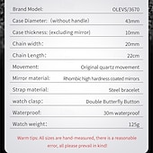 cheap Quartz Watches-The New Olevs Men&#039;S Business Watch With Luminous Calendar Small Three-Hand Moon Phase Display Multi-Functional Quartz Watch Waterproof Casual And Fashionable Men&#039;S Sports Wristwatch