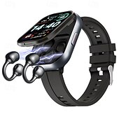 cheap Smartwatch-TWSD12 Smart Watch 2.01 inch Smartwatch Fitness Running Watch Bluetooth Temperature Monitoring Activity Tracker Sedentary Reminder Compatible with Android iOS Women Men Long Standby Hands-Free Calls