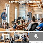 זול מצלמת אקשן-מצלמת פעולה נייד הקלטת פונקצית תמונה ווידאו Wifi מיני 1.3 אִינְטשׁ 2.0MP CMOS 1080p 32 GB רחוב