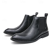 abordables Bottes de Chelsea-Bottines Chelsea classiques marron pour hommes avec finition lisse, style bottines intemporel pour hommes, parfaites pour les événements décontractés, au bureau et en soirée