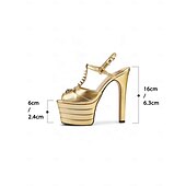 economico Festa Notturna-Sandali con plateau e plateau da donna in oro metallizzato e argento - sandali spuntati con punte audaci per la moda delle feste notturne