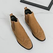 Férfi barna színű, velúr stílusú, bebújós, rugalmas oldalsó szabással rendelkező chelsea csizma, elegáns hétköznapokra, partikra és munkába egyaránt. olcso Chelsea csizma-Férfi barna színű, velúr stílusú, bebújós, rugalmas oldalsó szabással rendelkező chelsea csizma, elegáns hétköznapokra, partikra és munkába egyaránt.