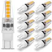 olcso LED-es kukoricaizzók-12 voltos, alacsony feszültségű, ék alakú foglalatú LED-es tájvilágítási izzók, t5, t10, 2w, 300lmt5, malibu ösvénykerti izzók, 921, 922, 912, 194, 168, t10, lakókocsi, utánfutó, lakóautó, tengeri