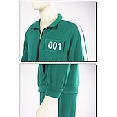 رخيصةأون أزياء رجالية-تحدي البقاء على قيد الحياة في الدراما الكورية 456 001 ملابس كوستيوم بدلة رياضية كاجوال تأثيري الفيلم for رجالي بالغين عيد الرعب مهرجان أداء مناسب للحفلات