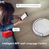 abordables Aspiradoras-Nuevo robot aspirador con recarga automática, barrido, succión, arrastre, control por voz, robot de barrido con aplicación de control remoto.