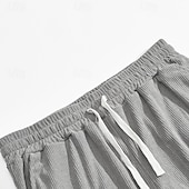 economico Tute basic-Per uomo Maglia Tuta da Ginnastica Set di abiti Bavero All'aperto Quotidiano Sportivo Coulisse Cardigan con Bottoni Tasca Blocco di colori Nero Blu marino Cachi Poliestere Abbigliamento sportivo Moda