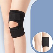 baratos Acessórios de Corrida-Feminino Pacote com 2 joelheiras de compressão esportiva Anti-Escorregar Tecido Dor no joelho Suporte de joelho Para Exercite-se LCA Levantamento de peso