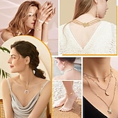 Недорогие искусство, ремесла и шитье-26 шт. удлинителей для ожерелий и магнитных застежек для украшений, включая 5 размеров&amp;amp;5 видов магнитных застежек, застежки для многослойного ожерелья и удлинительная цепочка для браслета для