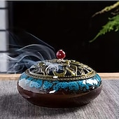 levne Osobní péče a zdraví-Vintage keramický kadidelnice ideální pro jógovou meditaci a dekoraci místnosti - bez vůně, vhodná pro íd al-fitr (ramadán)