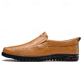 preiswerte Slipper Schuhe-Herren-Slipper aus Kunstleder, lässig, bequem, für Autofahrer – leicht, für Geschäftsreisen und den Alltag