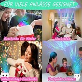 abordables Lumières de Noël-Projecteur de ciel étoilé à 16 modes, veilleuse LED pour enfants, projecteur de galaxie, télécommande, minuterie, projecteur d&#039;étoiles, veilleuse pour enfants et adultes, cadeaux de fête de Pâques