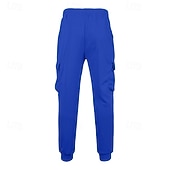 economico Carico-Per uomo Pantaloni da Tuta Cargo Pantaloni da tuta Joggers Pantaloni Coulisse Tasca Elastico in vita Semplice Comodità Quotidiano Sport all'Aperto Moda Casual Rosa Rosso Micro-elastico