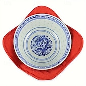 abordables Ustensiles et gadgets de cuisine-Lot de 4/8 grilles pour plats chauds allant au micro-ondes – lavables en machine, pliables, isolées, antidérapantes avec poignées, protègent les mains &amp;table, idéale pour la soupe, accessoires de