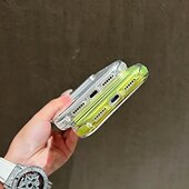 お買い得  iPhone用ケース-電話 ケース 用途 iPhone 17 Pro Max 17 Air 16 15 14 Pro Max Plus 13 Pro Max バックカバー 黄ばんでいない ブリンブリングリッターシャイニー 耐衝撃 レトロ風 TPU アクリル