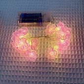 halpa Loma-merkkijono valot-LED kuparilankavalot Pinkki flamingo joulun keijukaisnaruvalo 2m 20LED paristokäyttöinen kirsikkapuun kukkavalot jouluhäät uudet vuosi juhlat syntymäpäivä kotipuutarhakoristukset