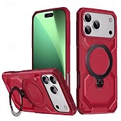 halpa iPhone-kotelot-puhelin Etui Käyttötarkoitus iPhone 17 Air 16 15 14 Pro Max Plus 16e 13 Pro Max Takakuori Tukee langatonta latausta Tukijalka Iskunkestävä Panssari PC
