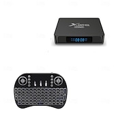 baratos Boxes de TV-x96q pro h313 nova chegada x96q pro tv box android 10.0 allwinner h313 2.4 &amp;Reprodutor de mídia Wi-Fi 5G, decodificador YouTube PK X96 H96 HK1