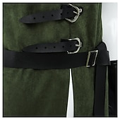 levne oblečení-Retro Středověké Renesanční Zbraně a výzbroj Kamizelka Elf Viking Ranger Maškarní kostým Pánské Fantazie předvečer Všech svatých Karneval Výkon LARP Ren Faire Dospělí Vesta Pásek Kabelka na zápěstí