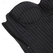 Недорогие Корсеты-Жен. Корсет Корректирующее белье Утягивающее белье Корректирующее белье Сексуальный корсет На каждый день Полоса Неровная кромка Открытая спина Отпуск Для улицы Свидание Без рукавов холодный прием