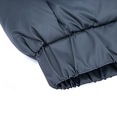 cheap Men's Downs &amp; Parkas-Men's Puffer Jacket Quilted Jacket Pocket Polyster Vacation Daily Wear Date Regular Fashion Casual Comfortable Thermal Warm Fall Winter Solid / Plain Color Black Dark Blue Light Sky Blue Puffer Jacket