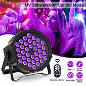 ieftine Proiectoare-36led telecomandă uv para lumină vopsire lumină violet efect lumină scenă lumină ktv bară