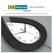 Χαμηλού Κόστους Διακόσμηση τοίχου-μεγάλο ρολόι τοίχου με σταγόνα νερού, μοντέρνο ρολόι τοίχου για σαλόνι, κατάλληλο για διακόσμηση σπιτιού, υπνοδωματίου, κουζίνας και γραφείου