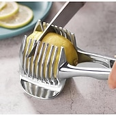 זול כלי בישול וגאדג'טים למטבח-חותך ירקות לימון רב תכליתי נירוסטה חיתוך מחלק פירות עם ידית עמיד סגסוגת כלי מטבח ביתי מבצע ירקות מעשי חיתוך אביזר לשימוש ביתי