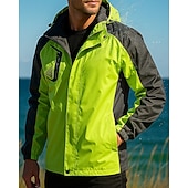 baratos Casacos impermeáveis-Homens Jaqueta Corta-Vento Jaqueta Softshell Jaqueta de Trilha Ao ar livre Prova-de-Água A Prova de Vento Roupas de caminhada Roupas de caminhada Primavera Inverno Outono Blusas Pesca Campismo