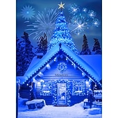 cheap Solar String Lights-LED Solar Christmas String Lights Outdoor Waterproof 100m 334.5Ft 1000LED/50m 171Ft 500 LED Solar Christmas Lights with Remote8 Modes Waterproof Patio Lights for Christmas Tree Patio Yard Garden Party Decor