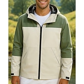 abordables Chaquetas impermeables-Hombre Cortavientos Chaqueta Chaqueta Softshell Chaqueta para senderismo Al aire libre Impermeable Resistente al Viento Trajes de senderismo Ropa de senderismo Primavera Otoño Camiseta Pesca Camping
