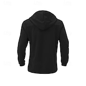 お買い得  メンズトレンチコート-男性用 ピーコート トレンチコート バケーション 日常 秋 冬 ポリエステル 快適 アウターウェア 衣類 ファッション クラシック 平織り ポケット フード付き ダブルブレスト