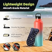 お買い得  車両サービス-ルーフアクセス用の折りたたみ式アルミ製ドアステップ - ポータブルな車両ペダルラダーは、ほとんどの車、SUVに適合します。 &amp;トラック、暗い色