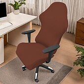 economico Fodera per sedia da pranzo-Coprisedia da gioco in seta di latte, elastico e antipolvere, adatto per giochi al computer, internet cafè e posti a sedere competitivi